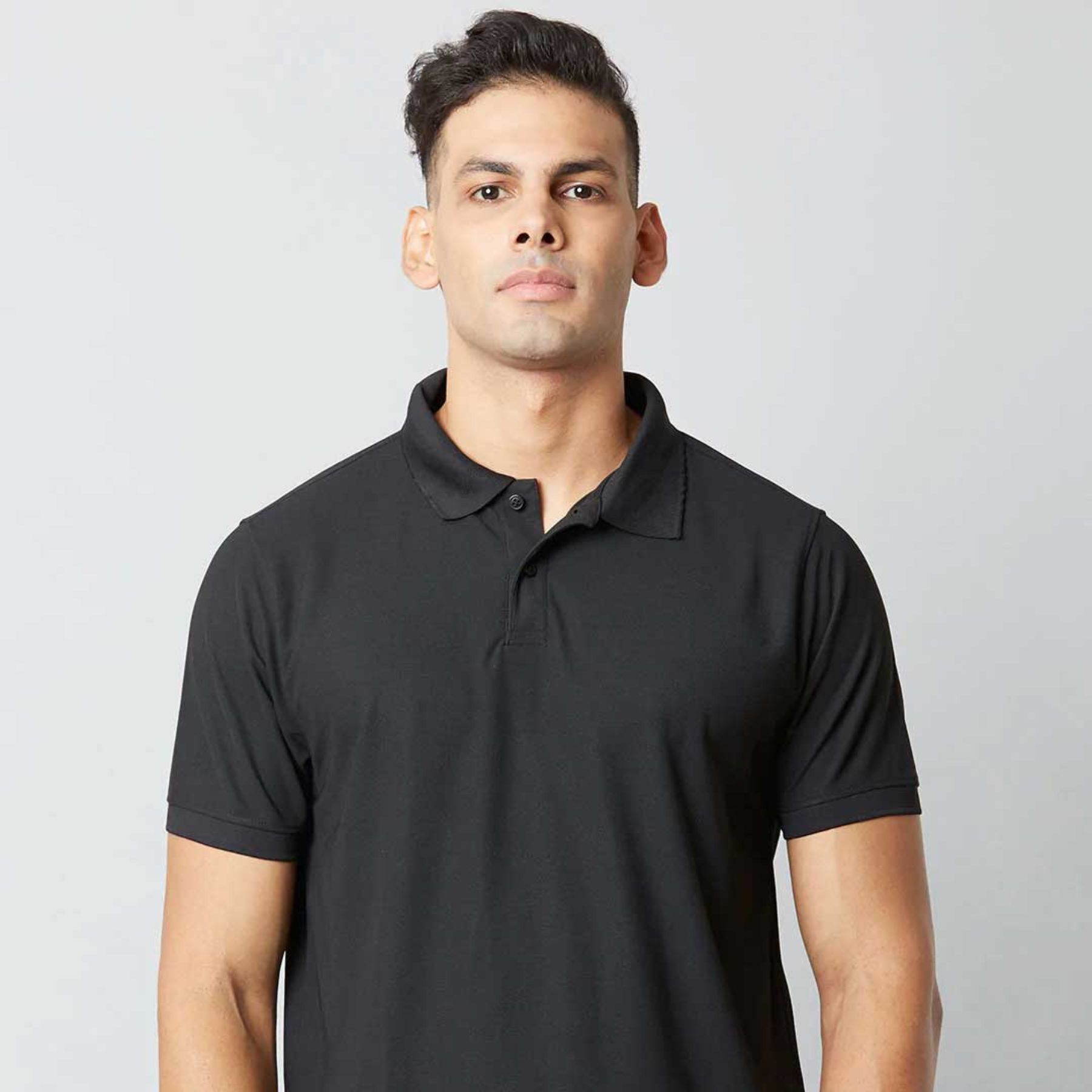 Dri Fit Polo T-Shirt - Pure Black